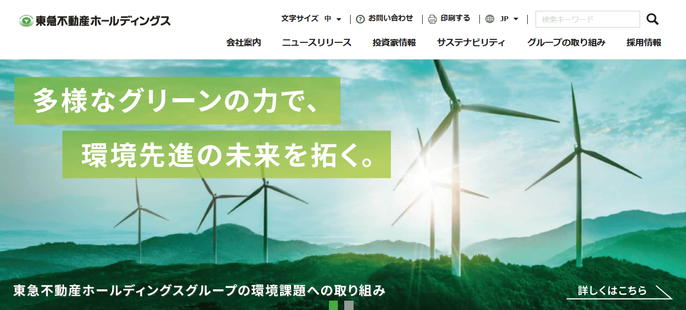 東急不動産ホールディングス株式会社