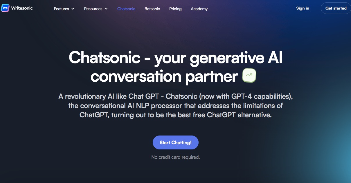 ChatSonic - A ChatGPT Alternative With Superpowers and GPT-4