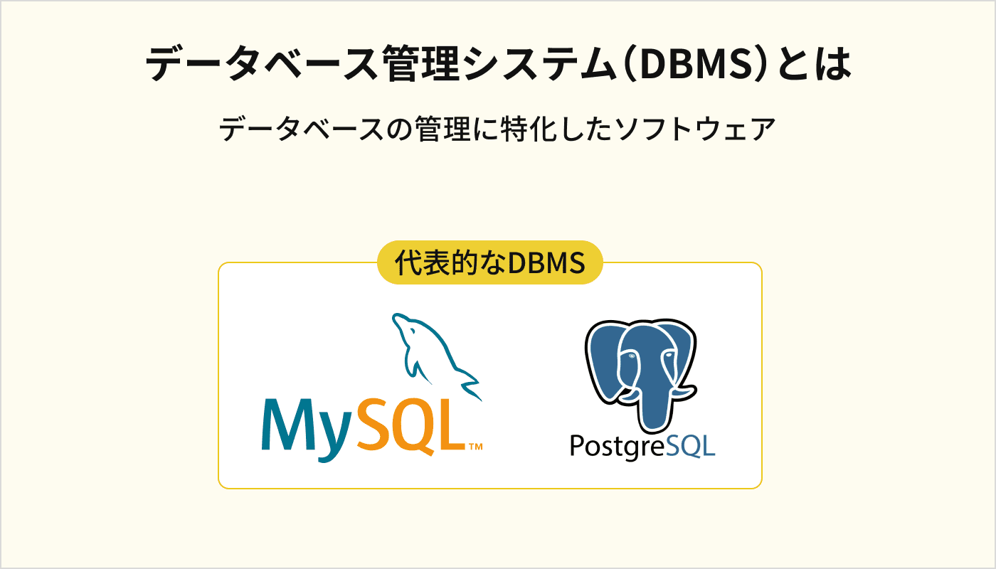 データベース管理システム（DBMS）とは